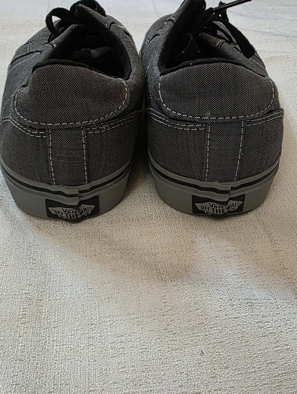 Vans Bishop Gray Low Top Skater Shoes Size 12